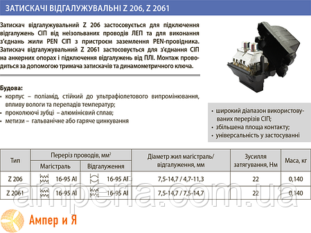 Затискач проколювальний Z 2061 (16-120/16-120) ЛІЗО, фото 3