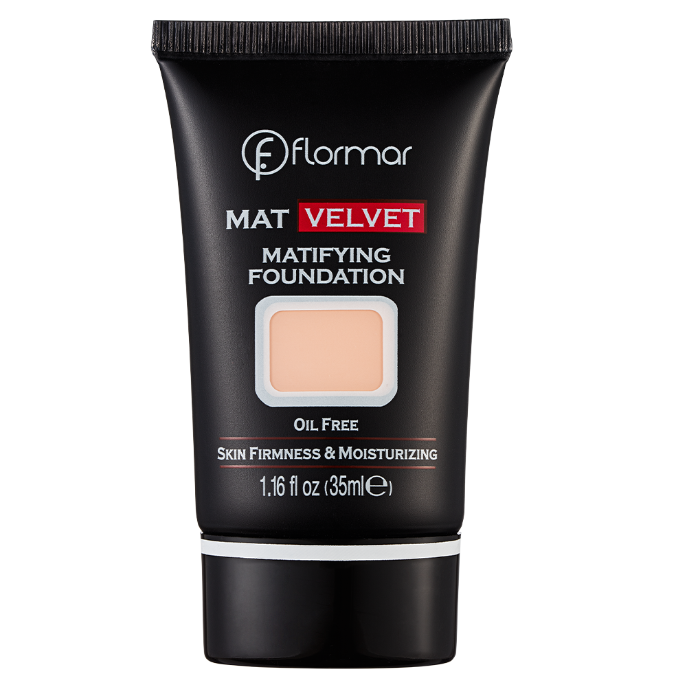 Матуюча тональна основа Flormar MAT VELVET V203 Porcelain 35 мл (2742221)