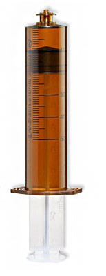 Шприц Perfusor® 50 мл. з голкою, захист від світла померанчивий