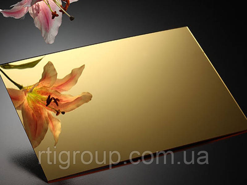 Золотий полістирол на чорній основі, фото 1