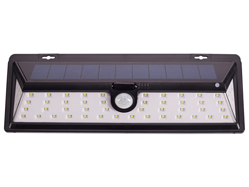 Світлодіодний світильник Luxel на сонячних батареях з датчиком руху IP64 27W (SSWl-02C)