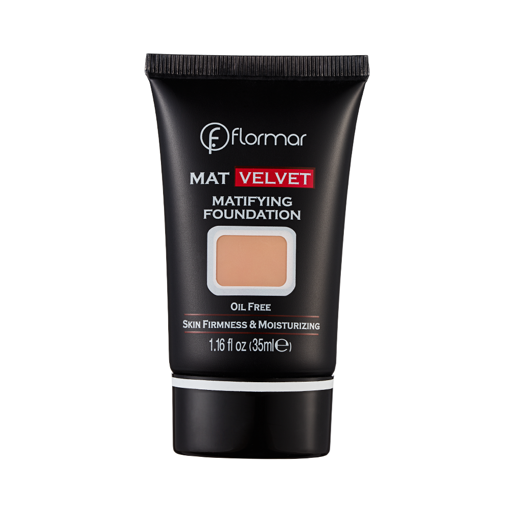 Матуюча тональна основа Flormar MAT VELVET V204 Natural Beige 35 мл (2742225)
