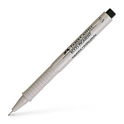Ручка капілярна для графічних робіт Faber-Castell Ecco Pigment, діаметр 0,3 мм, колір чорний, 166399