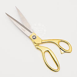Ножиці закрійника 265 мм із золотими ручками