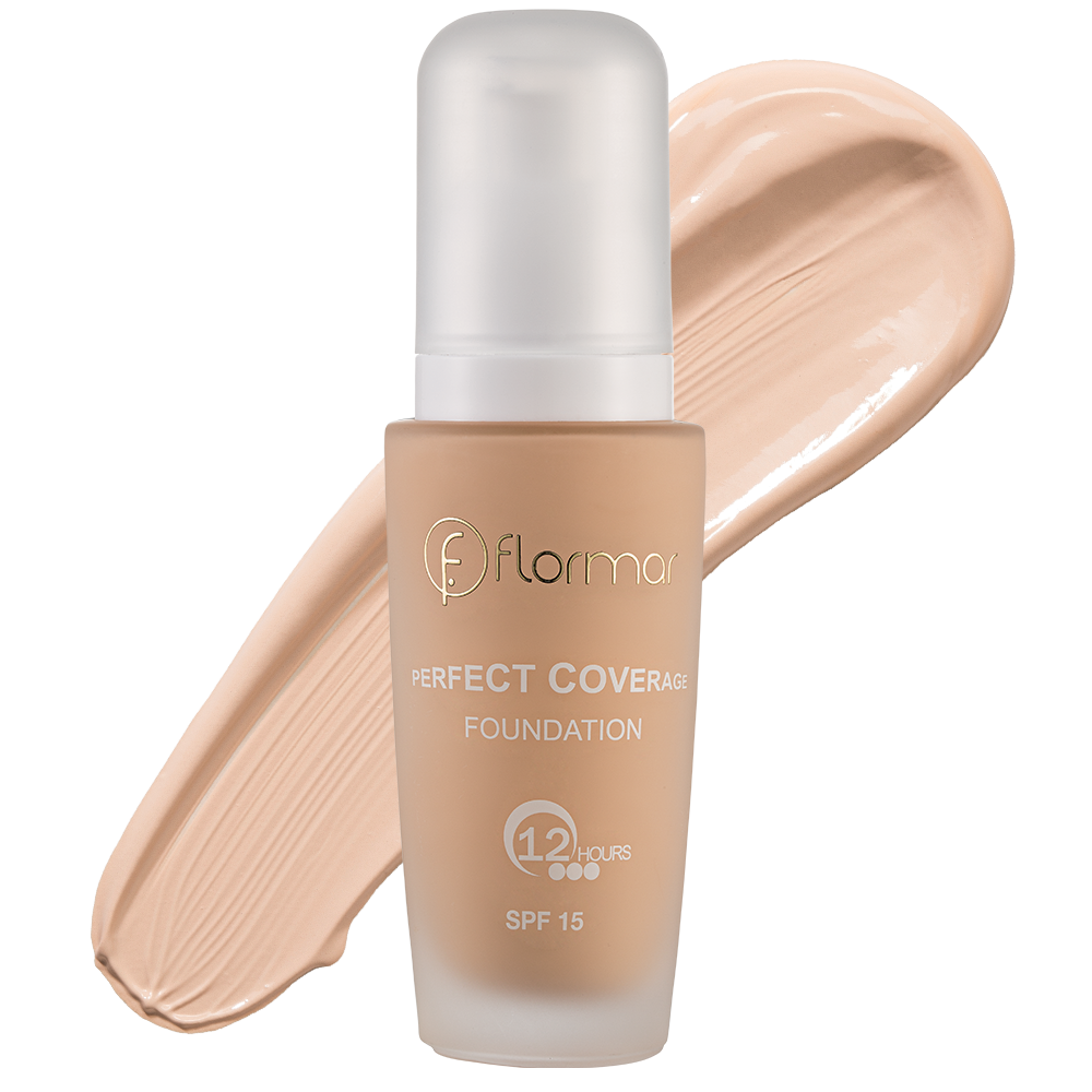 Тональна основа Flormar PERFECT COVERAGE FOUNDATION 105 Porcelain Ivory 30 мл (2742305)