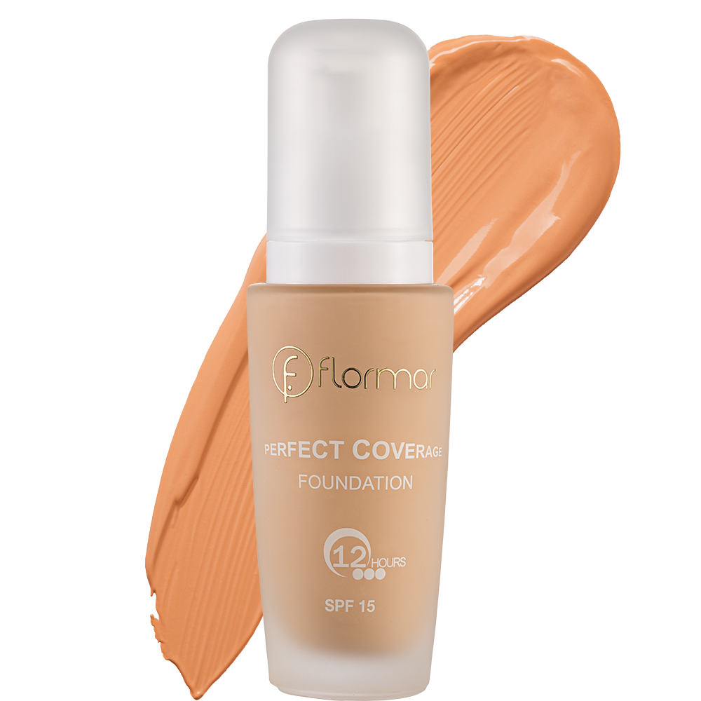 Тональна основа Flormar PERFECT COVERAGE FOUNDATION 121 Golden Neutral 30 мл (2742308)
