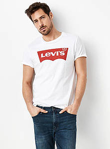 Футболка чоловіча Levis біла