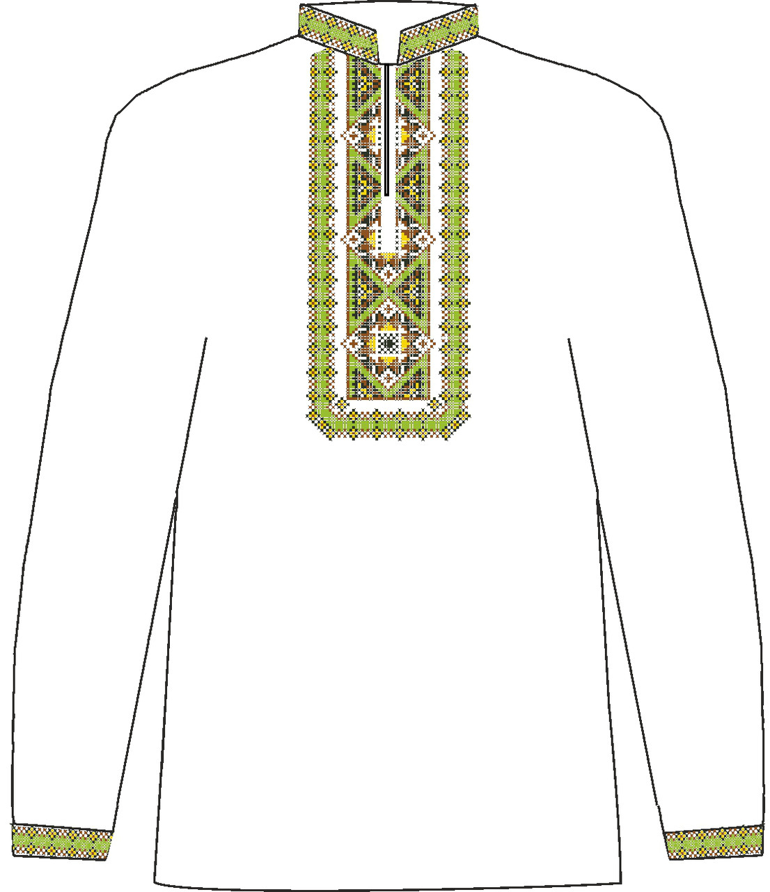 СВЮ-14. Заготівля для вишивки бісером Дитяча сорочка для хлопчика., фото 1