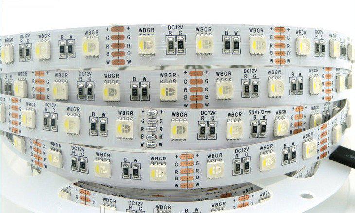 Світлодіодна стрічка SMD 5050 RGBW 60 LED/m IP20. 4 в 1