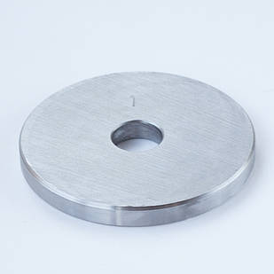 Блін млинець диск для штанги або гантелей 1 кг металевий