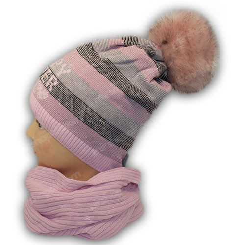 шапка и шарф для девочки