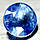 2.48 кт Природний синій сапфір коло 7.4 мм, фото 2