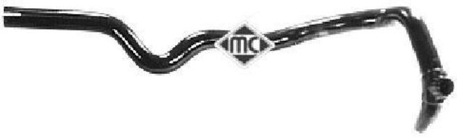 Патрубок радіатора Renault Megane (96-) (08444) Metalcaucho