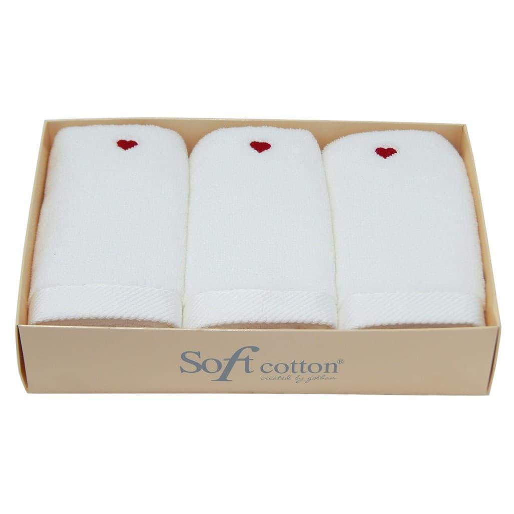 Набір рушників Soft Cotton SOFT LOVE 3 штуки 30*50