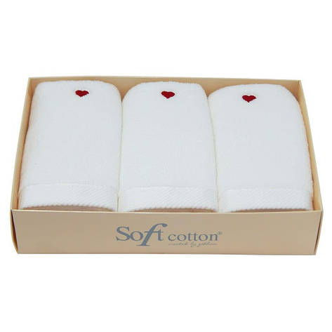 Набір рушників Soft Cotton SOFT LOVE 3 штуки 30*50, фото 2