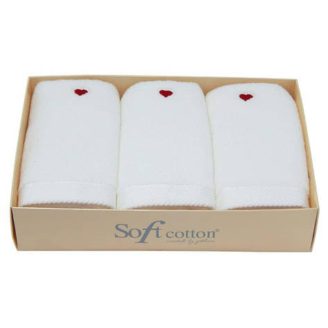 Набір рушників Soft Cotton SOFT LOVE 3 штуки 30*50, фото 1