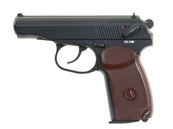 Страйкбольний Пістолет Макарова (ПМ) Non blowback, CO2 [KWC] (для страйкболу), фото 1