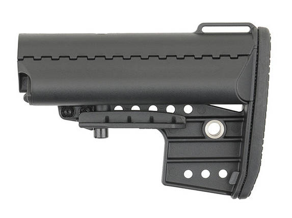 Модульний приклад з відділенням під акумулятор AR-15/M4 – BLACK [CYMA] (для страйкболу), фото 1