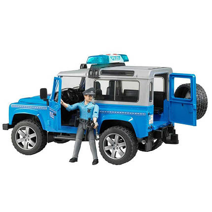 Іграшка Джип поліцейський Land Rover Defender, Bruder, фото 2