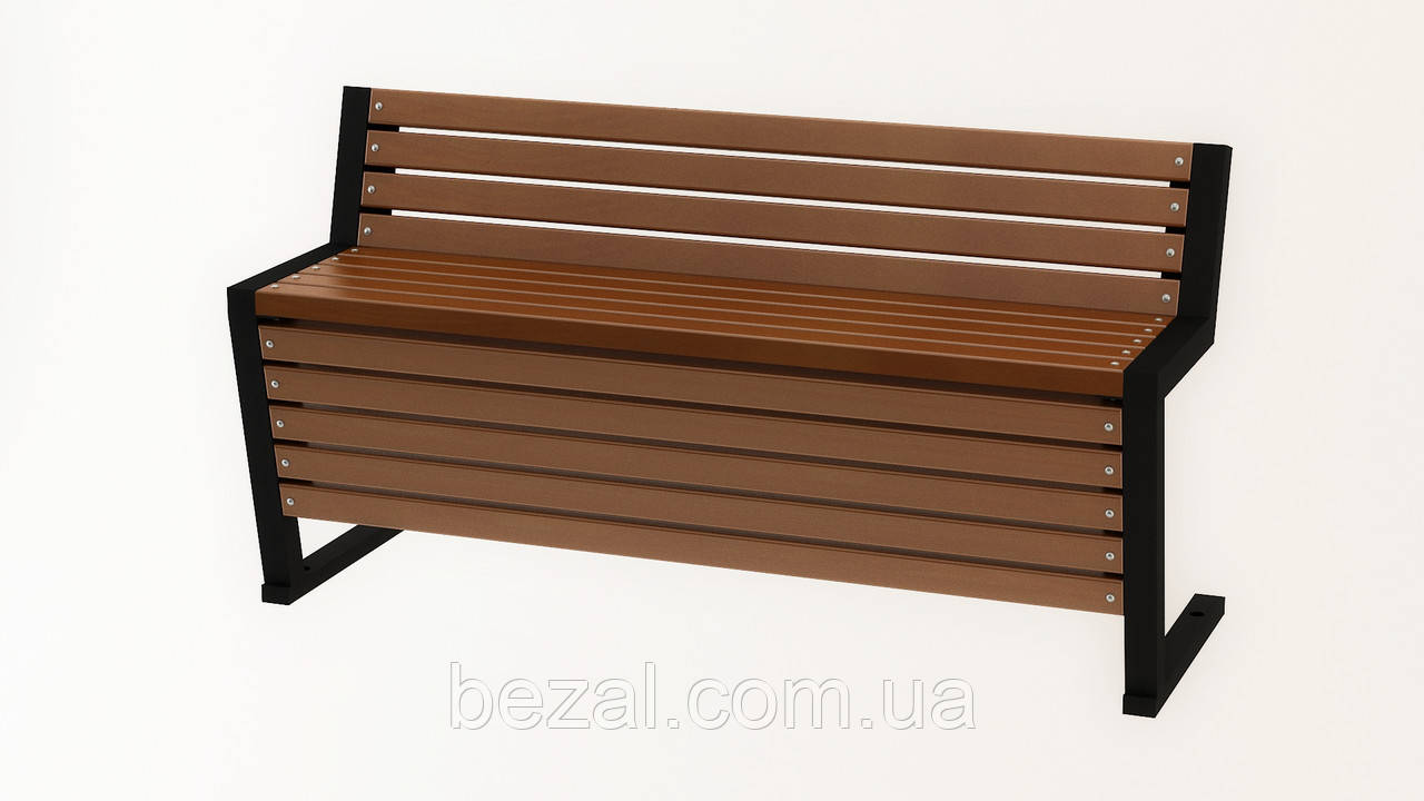 Лавка садово-паркова Женева 1800х500х915мм OL876/1