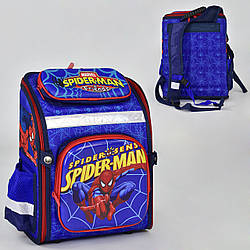 Школьный рюкзак ортопедическая спинка 3 кармана с изображением Человека Паука