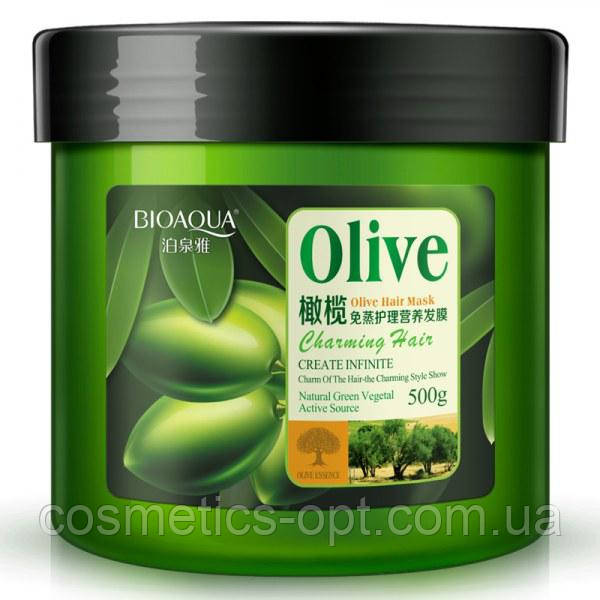 НАДОБИДА БАНКА! Маска для волосся Bioaqua Olive Hair Mask