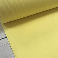 Ткань поплин De Luxe, однотонный светло-желтый (Турция шир. 2,4 м) (P-FR-0020)