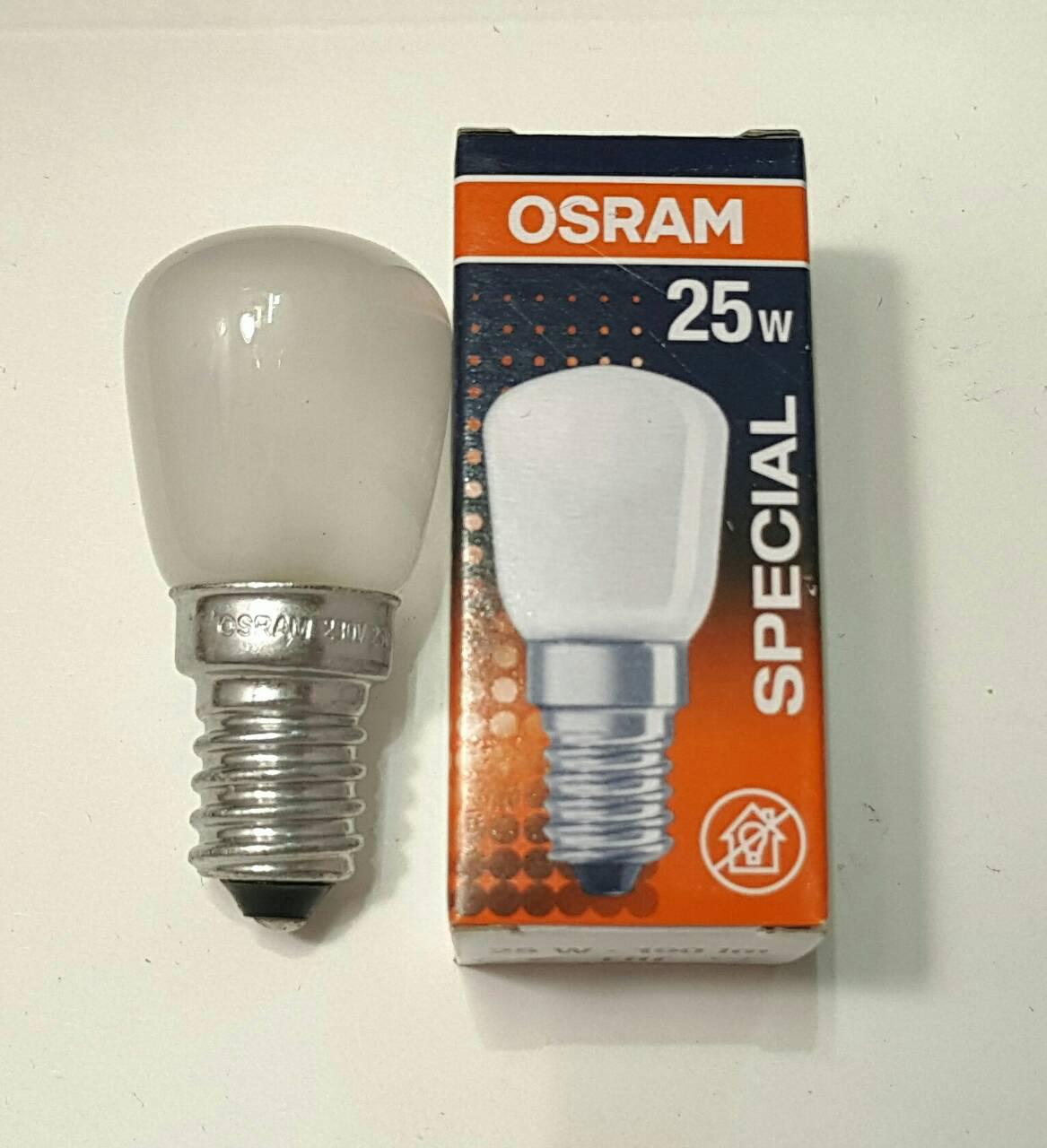 Лампа Osram special E14 25w для холодильника