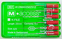 K-FILE M-access (25мм) расширитель корневого канала, ручной 6 шт №25, 25