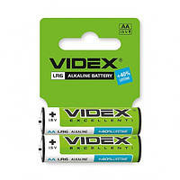 БАТАРЕЙКИ VIDEX ALKALINE AA LR6 1.5V 60ШТ SHRINK CARD