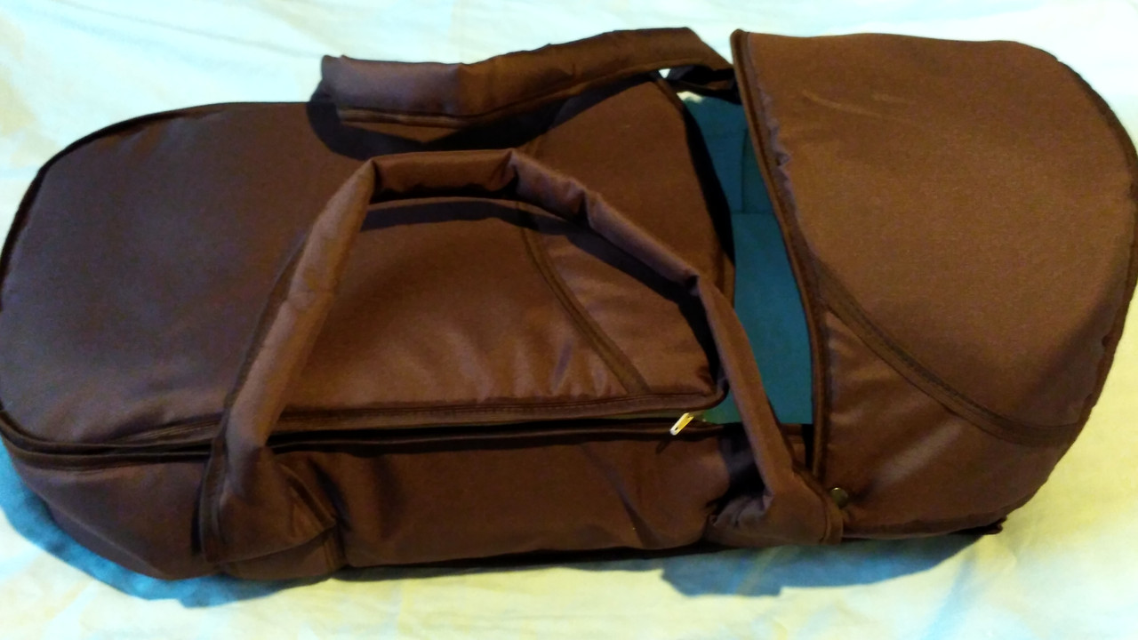 Переносна сумка-конверт для новонароджених (коричнева)
