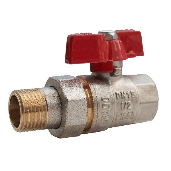 Кран кульовий FADO New з американкою 1/2" PN 40