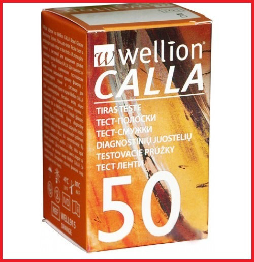 Тестові смужки Wellion CALLA (Wellion CALLA Light та Wellion CALLA Mini) 50 шт.
