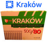 Алюмінієвий секційний радіатор опалення Krakow 500*80 (Польща)