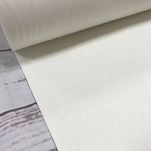 Тканина поплін De Luxe, однотонний молочний (Туреччина шир. 2,4 м) (P-FR-0002)