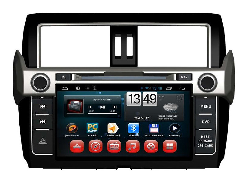 Магнітола Toyota Land Cruiser Prado 150 2013-2014 Kaier KR-9000 Android