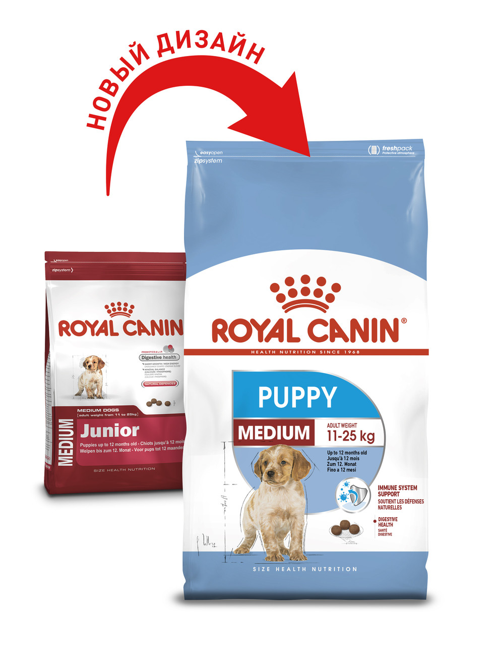 Сухий корм Royal Canin Medium Puppy (Junior) 1кг