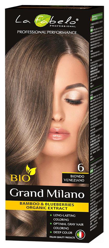 Крем-фарба для волосся La Fabelo Professional BIO 100 мл тон 6 (01490110601)