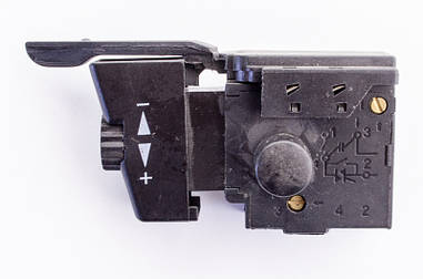 Кнопка c реверсом для дрилі Ferm 4A (чорна)