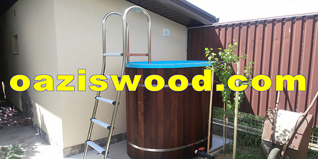 Купель полипропиленовая овальная зашитая термоясенем. Купель полипропиленовая овальная зашитая термоясенем.