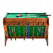 Ігровий стіл "Vortex 3-в-1" — мінібільярд, настільний футбол, аерохокей, фото 6