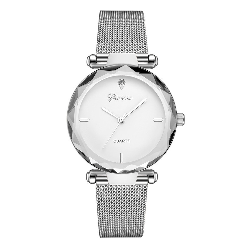Женские часы Geneva Shine silver white, Жіночий наручний годиннк, наручные часы Женева