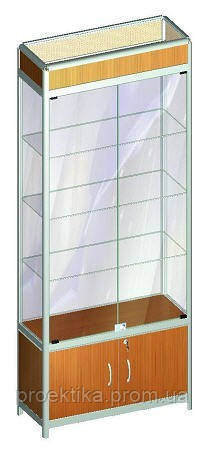 Стеклянные витрины и прилавки из алюминиевого профиля, Академгородок - фото 2 - id-p808490