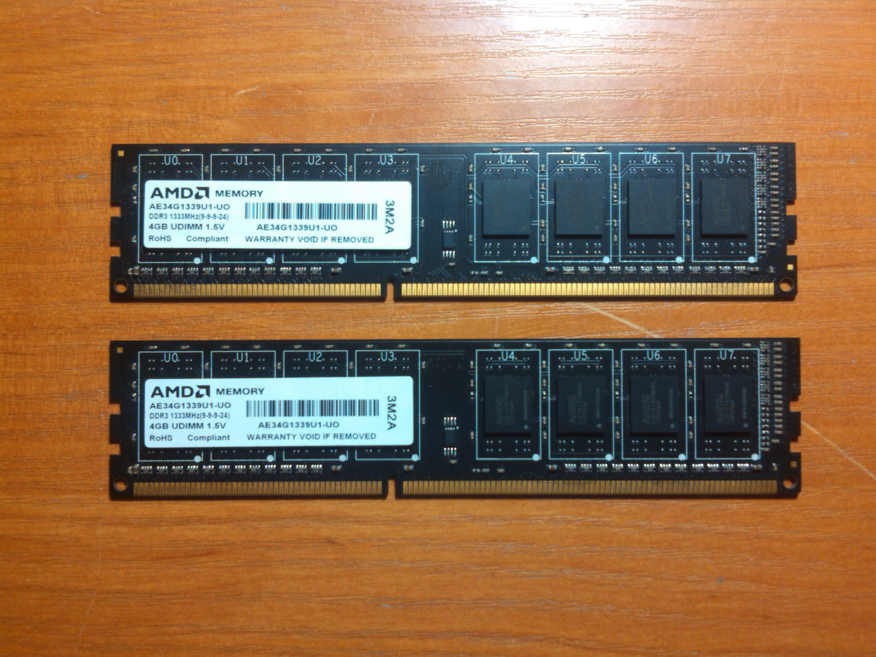 Пара AMD DDR3 8GB 1333MHz PC3-10600 під Intel та AMD Гарантія!