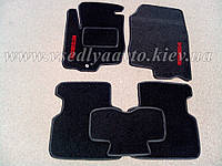 Ворсовые коврики MITSUBISHI Colt 5-дверка (Черные)