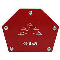 Пятиугольный сварочный магнит S&R 23 кг (290201009)