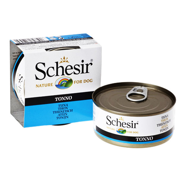 Schesir Tuna вологий корм тунець в желе, банку 150 г