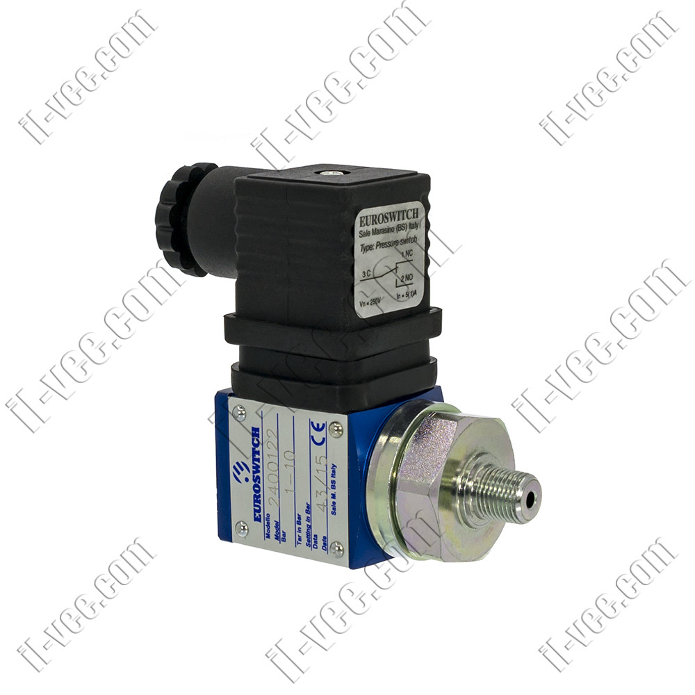 Датчик-реле тиску EUROSWITCH 2400122 1-10bar 1NO/1NC 250VAC