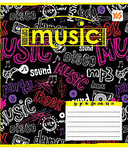 Нотний зошит А5 12 л. YES Music bit 761288