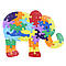 Дерев'яна 3D головоломка Слон англ, фото 4
